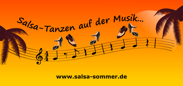 Salsa-Tanzen auf der Musik